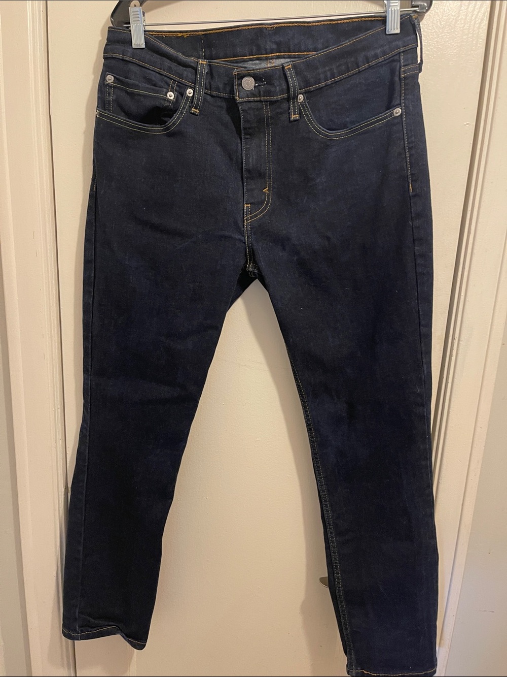 Men's Dark Blue Stretch LEVIs 511 34X29 (item 76)